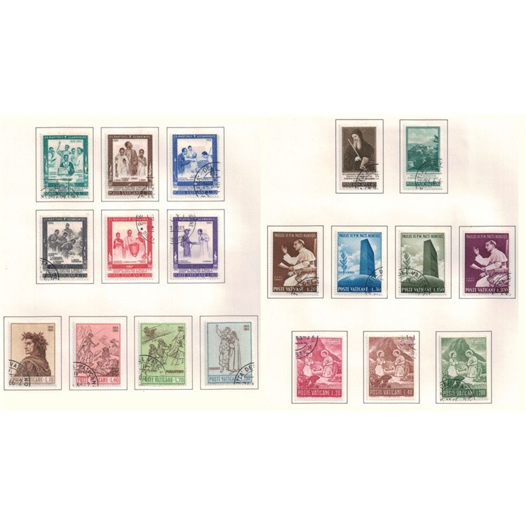 VATICANO 1965 Annata completa 19v us