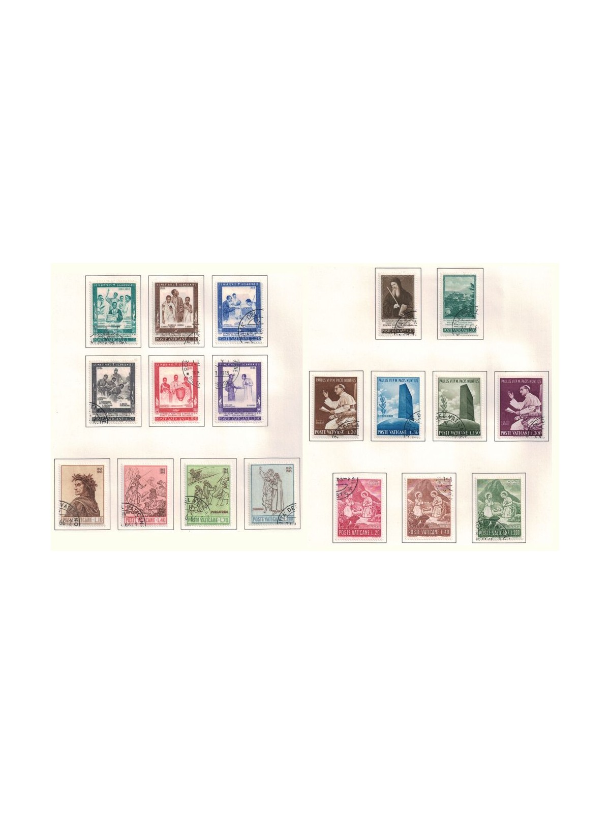 VATICAN 1965 Complete Year 19v US
