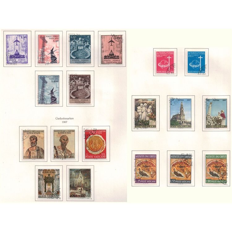 VATICAN 1967 Complete year 19v us