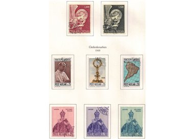 VATICANO 1968 Annata completa 8v us