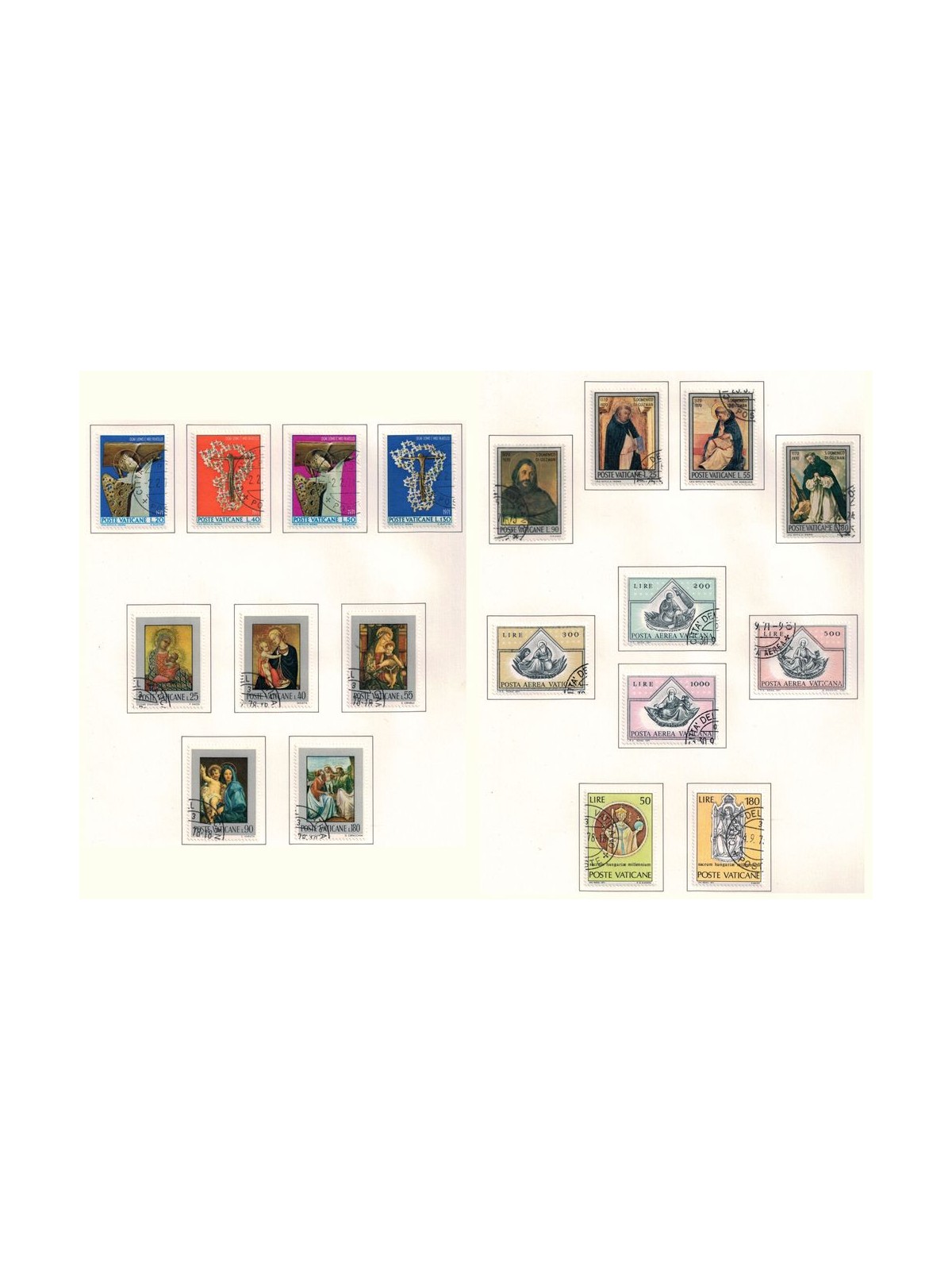 VATICAN 1971 Complete year 19v us