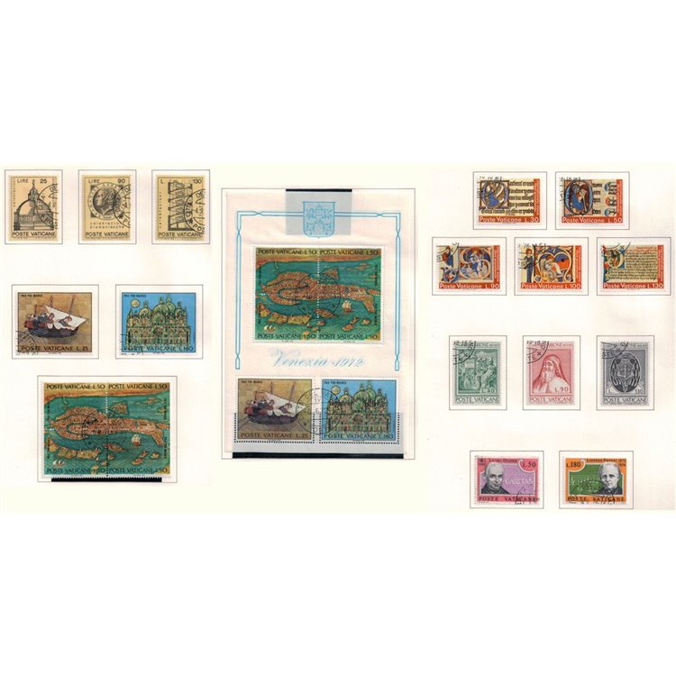 VATICANO 1972 Annata completa 19v + 1 BF us