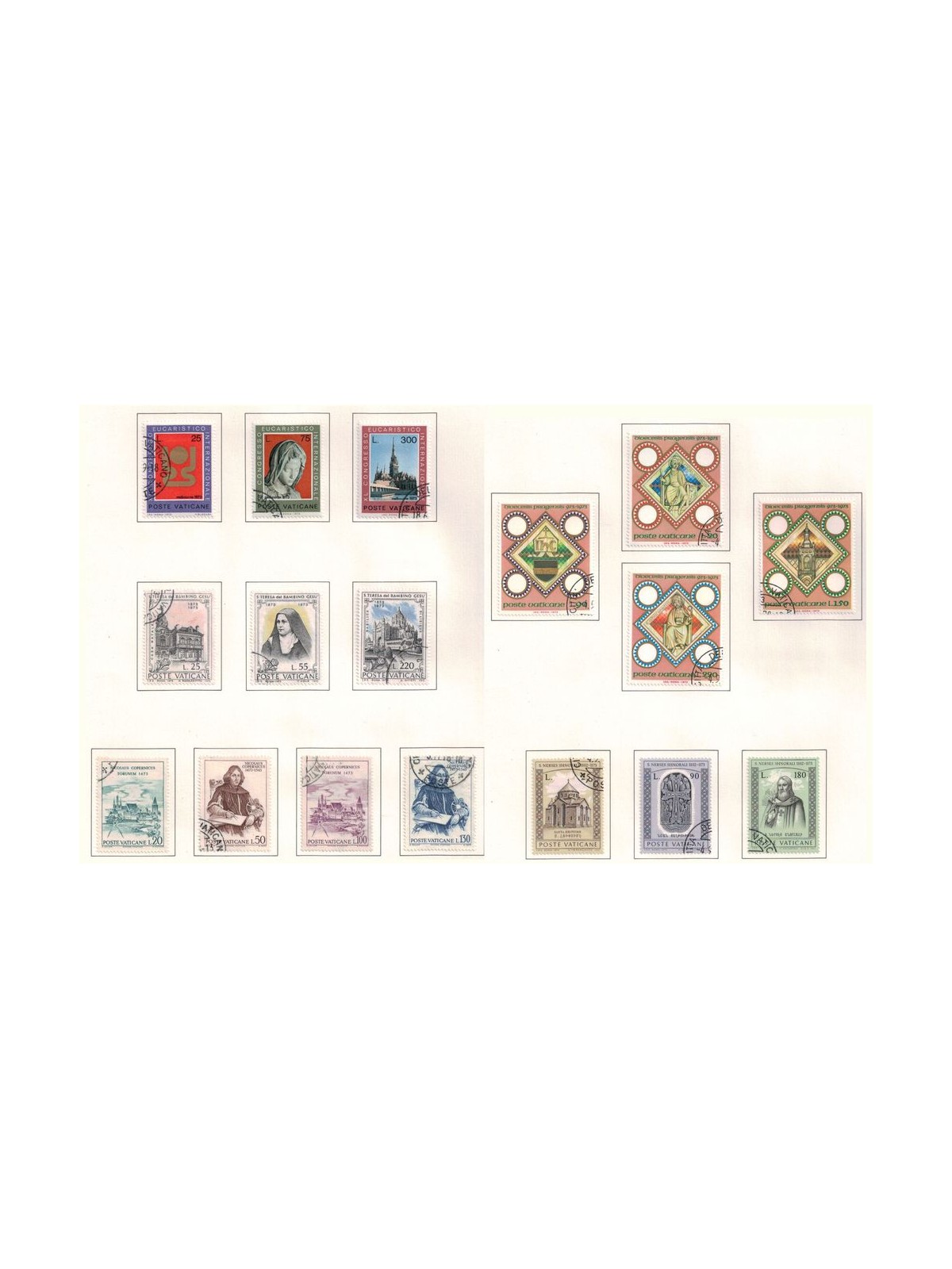 VATICAN 1973 Complete Year 17v US