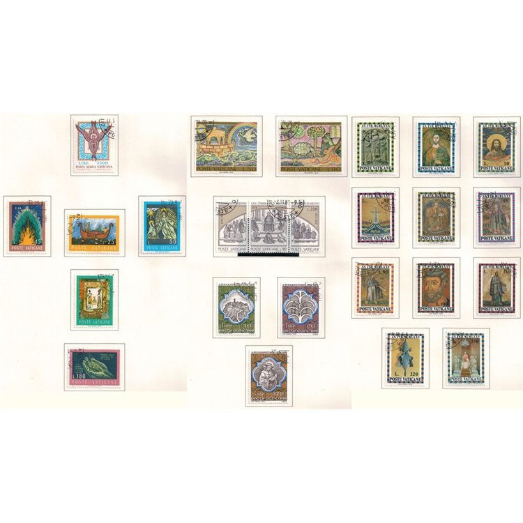 VATICANO 1974 Annata completa 25v us