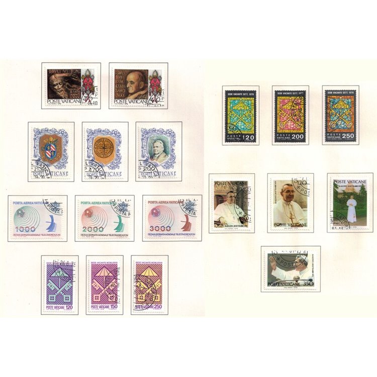 VATICANO 1978 Annata completa 18v us