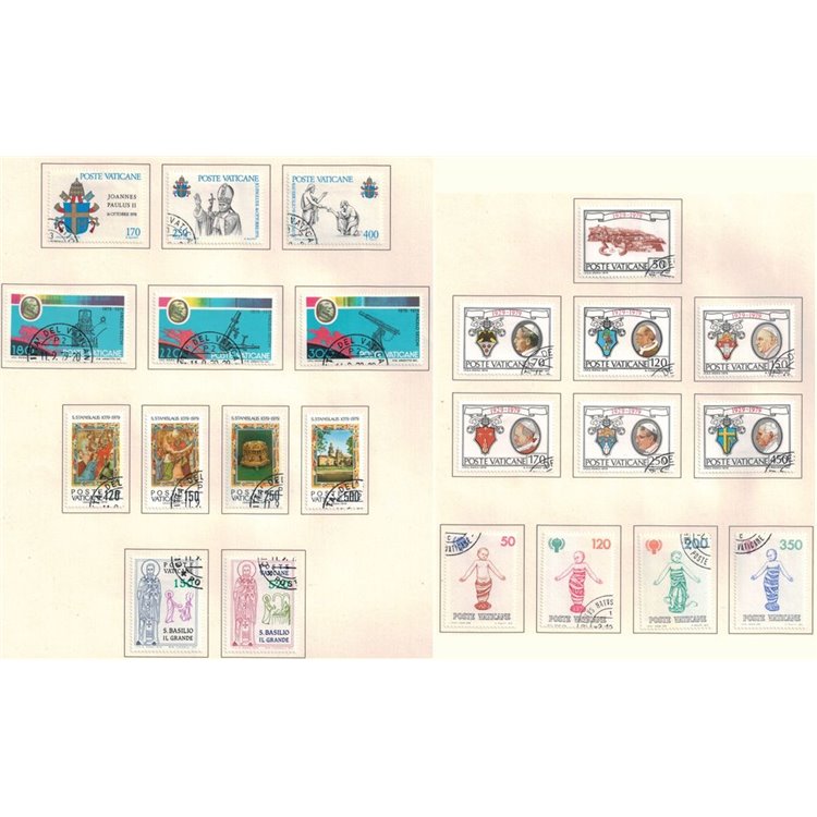 VATICANO 1979 Annata completa 23v us