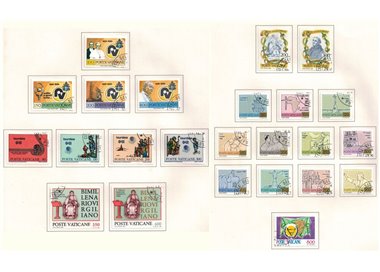 VATICANO 1981 Annata completa 24v us