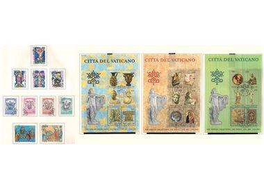 VATICAN 1983 Complete Year 10v + 3 s/s us