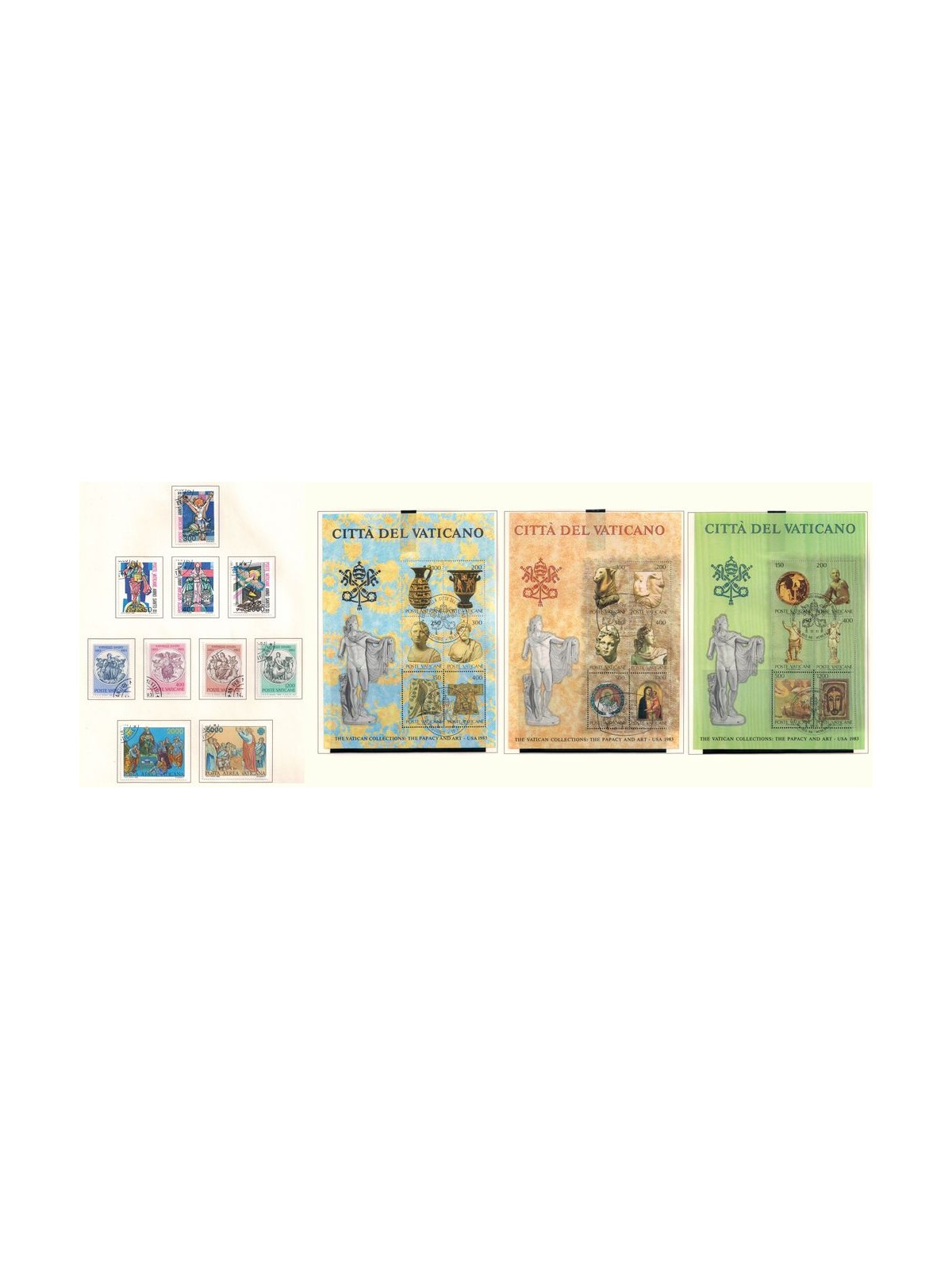 VATICANO 1983 Annata completa 10v + 3 BF us