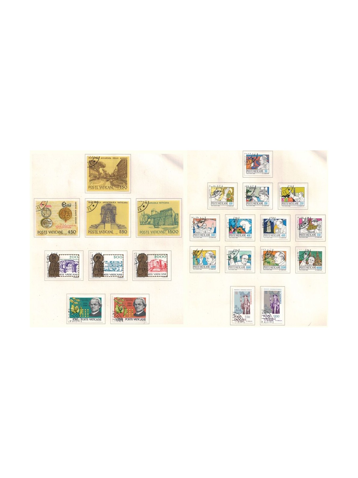 VATICANO 1984 Annata completa 23v us