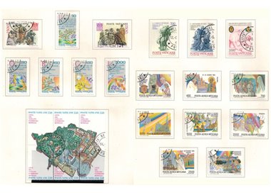 VATICANO 1986 Annata completa 24v us