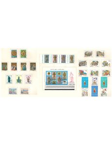 VATICAN 1987 Complete Year 26v + 1 s/s us