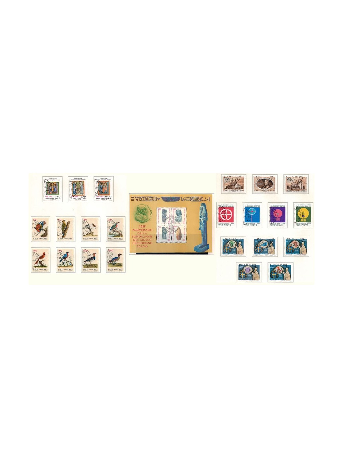 VATICANO 1989 Annata completa 23v + 1 BF us