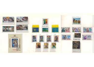VATICAN 1994 Complete Year 28v + 1 s/s us