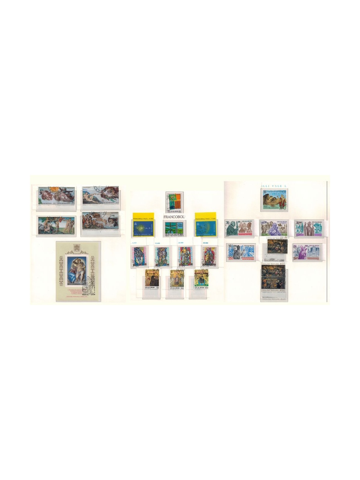 VATICAN 1994 Complete Year 28v + 1 s/s us