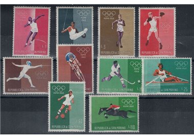 SAN MARINO 1960 Olimpiadi di Roma 10v MNH**