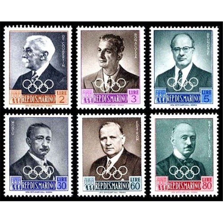 SAN MARINO 1959 Pre Olympic 6v MNH**