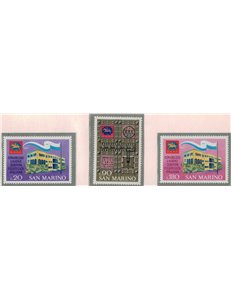 SAN MARINO 1971 Italian Philatelic Press Union 3v MNH**