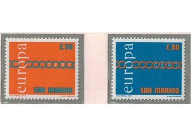 SAN MARINO 1971 Europa 2v MNH**