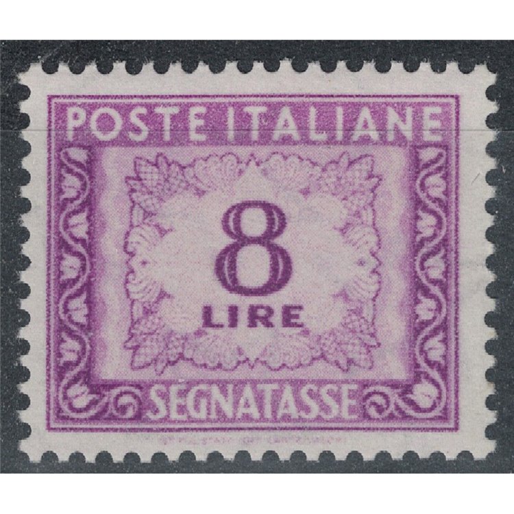 ITALY 1955-66 Postage Due 8 £ stars MNH** ©