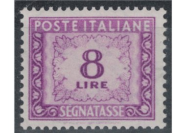 ITALIA 1955-66 Segnatasse 8 £ stelle MNH** ©