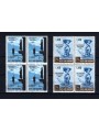 SAN MARINO 1963 Fiera internazionale filatelica 2v in quartine MNH**