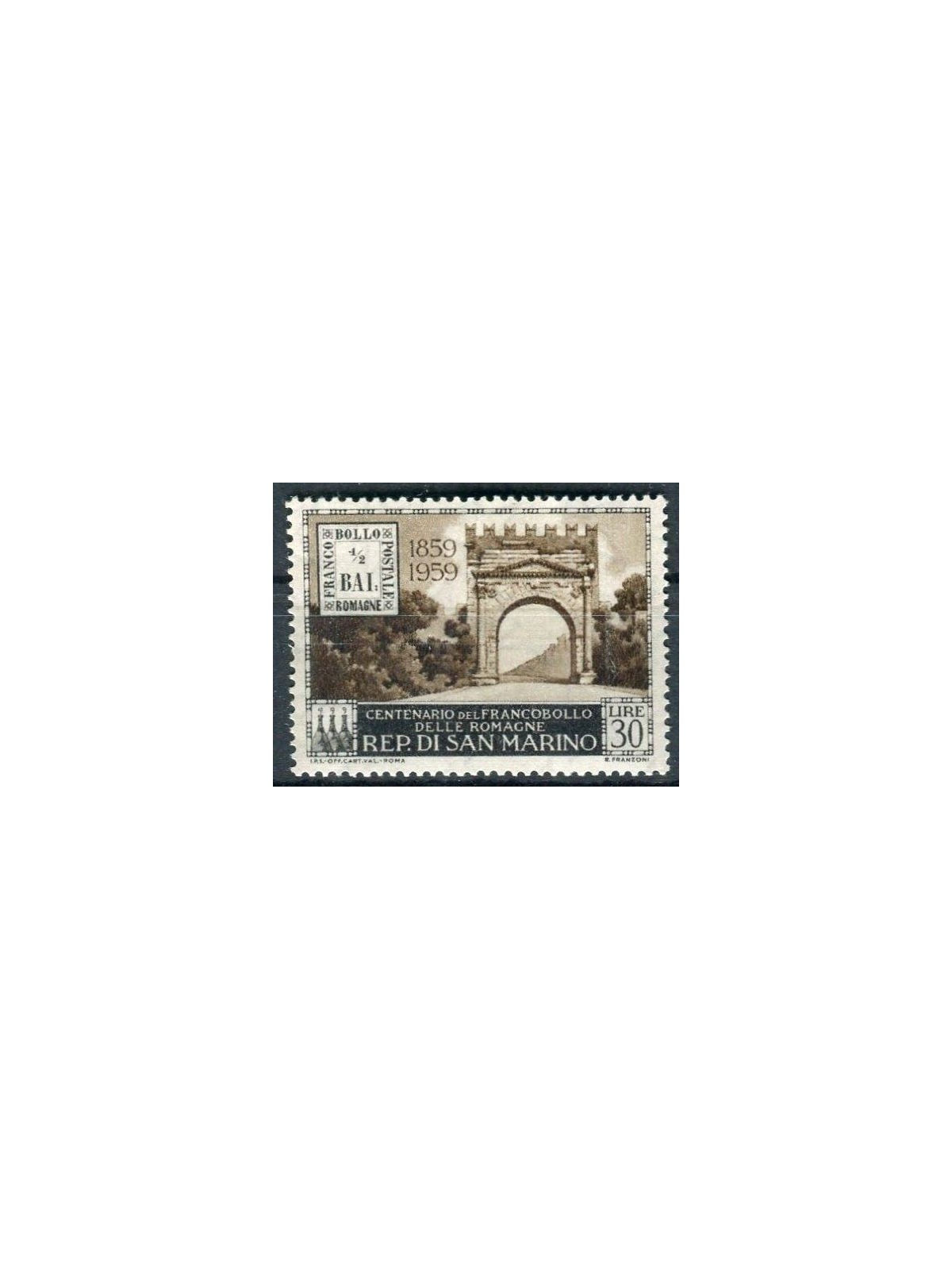 SAN MARINO 1959 Stamps of Romagna MNH**