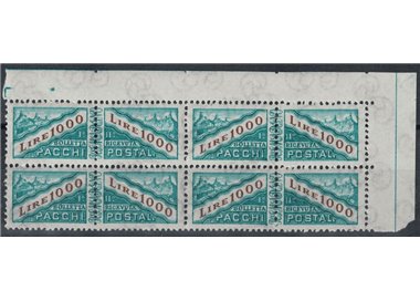 SAN MARINO 1967 Pacchi postali £ 1000 in quartina MNH**