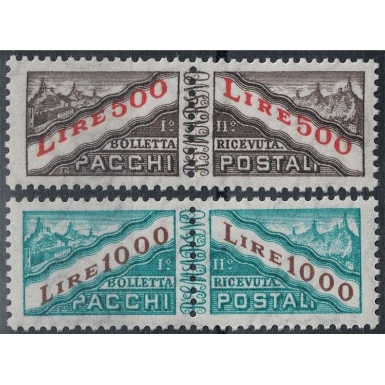SAN MARINO 1967-72 Pacchi postali 2v MNH**