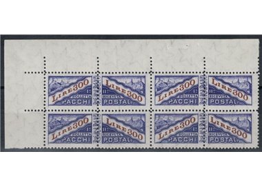 SAN MARINO 1956-61 Parcel Post £300 violet in block of four MNH**