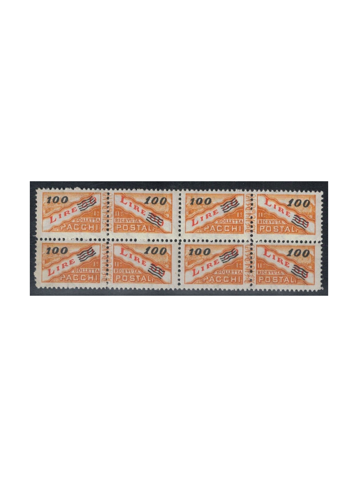 SAN MARINO 1956-61 Postal Parcels £100 out of £50 in blocks of four MNH**