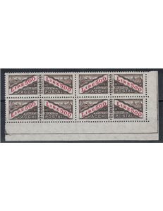 SAN MARINO 1956-61 Pacchi postali 500 £ in quartina MNH**