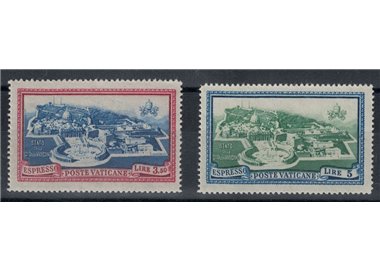 VATICANO 1945 Medaglioncini, espressi 2v MNH**