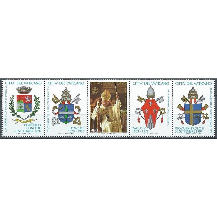 VATICAN 1997 Pope Paul VI MNH**