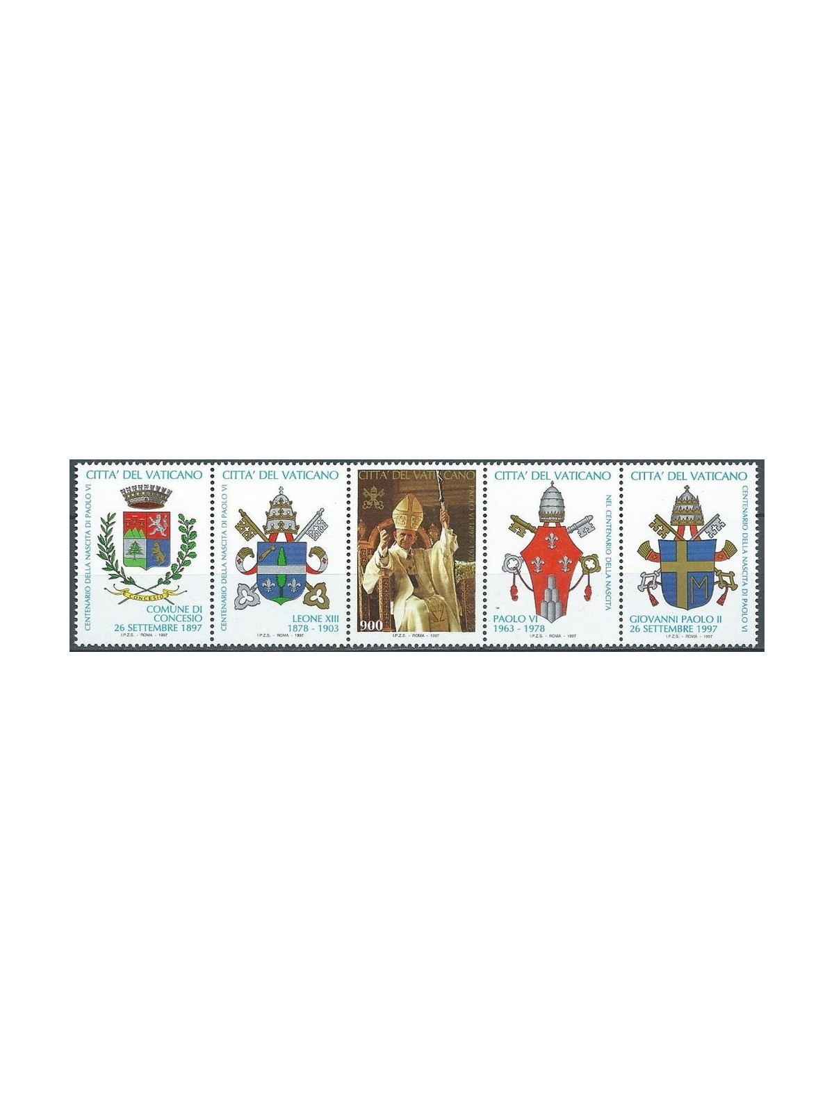 VATICAN 1997 Pope Paul VI MNH**