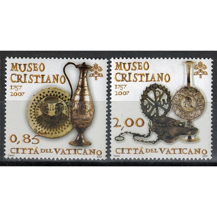 VATICAN 2007 The Christian Museum 2v MNH**