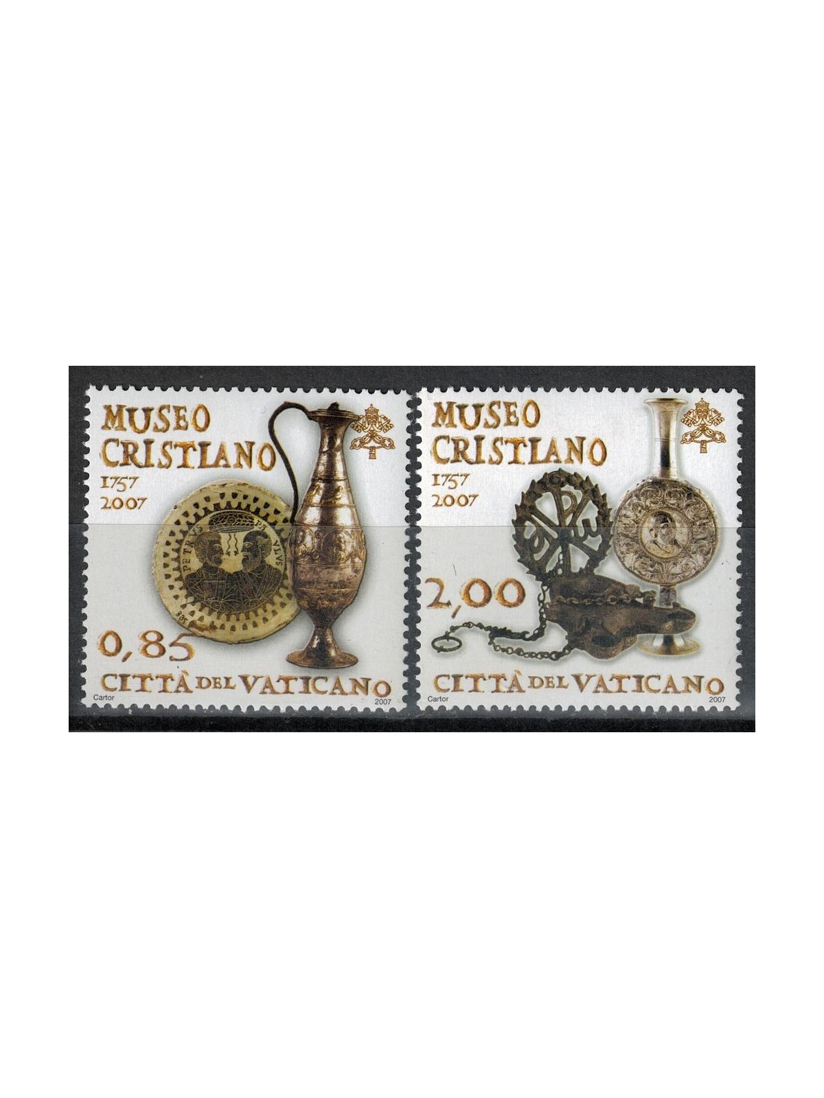 VATICANO 2007 Il museo cristiano 2v MNH**
