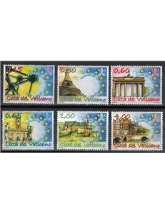 VATICANO 2007 Trattati di Roma 6v MNH**