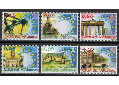 VATICANO 2007 Trattati di Roma 6v MNH**