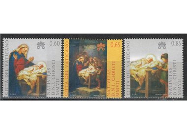 VATICAN 2007 Christmas 3v MNH**