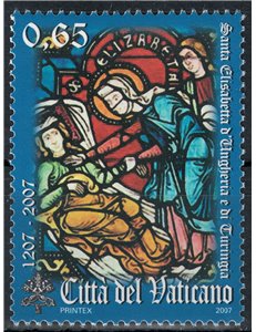 VATICAN 2007 Saint Elizabeth of Hungary MNH**