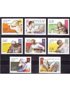 VATICAN 2008 Sistine Chapel 8v MNH**