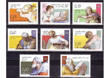 VATICANO 2008 Cappella Sistina 8v MNH**