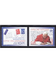 VATICANO 2008 Europa 2v MNH**