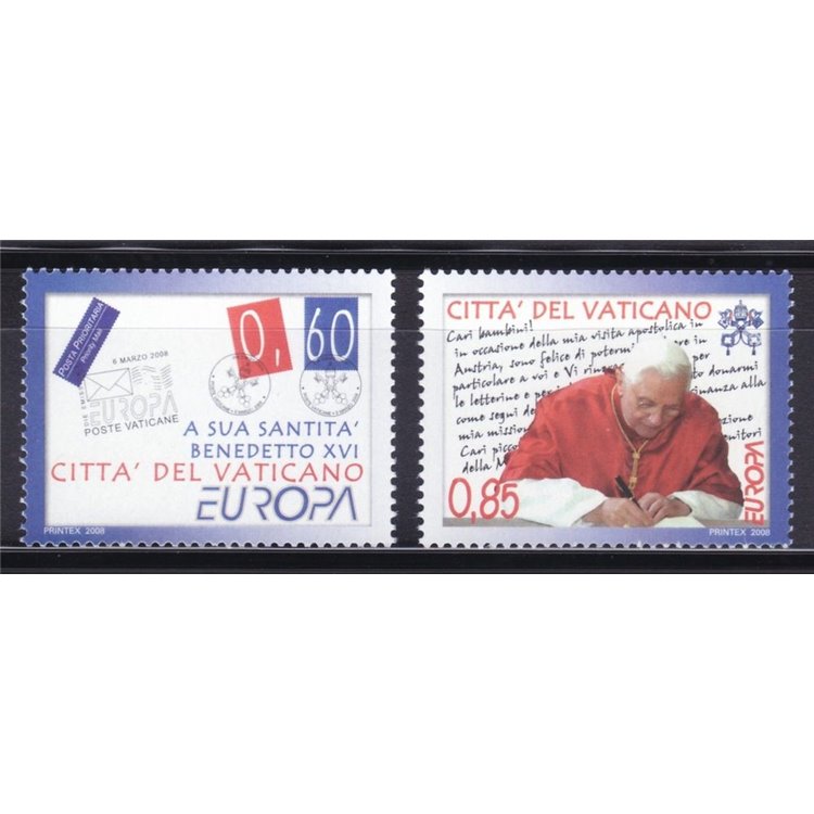 VATICAN 2008 Europe 2v MNH**