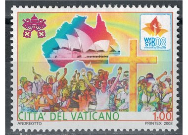 VATICAN 2008 World Youth Day MNH**