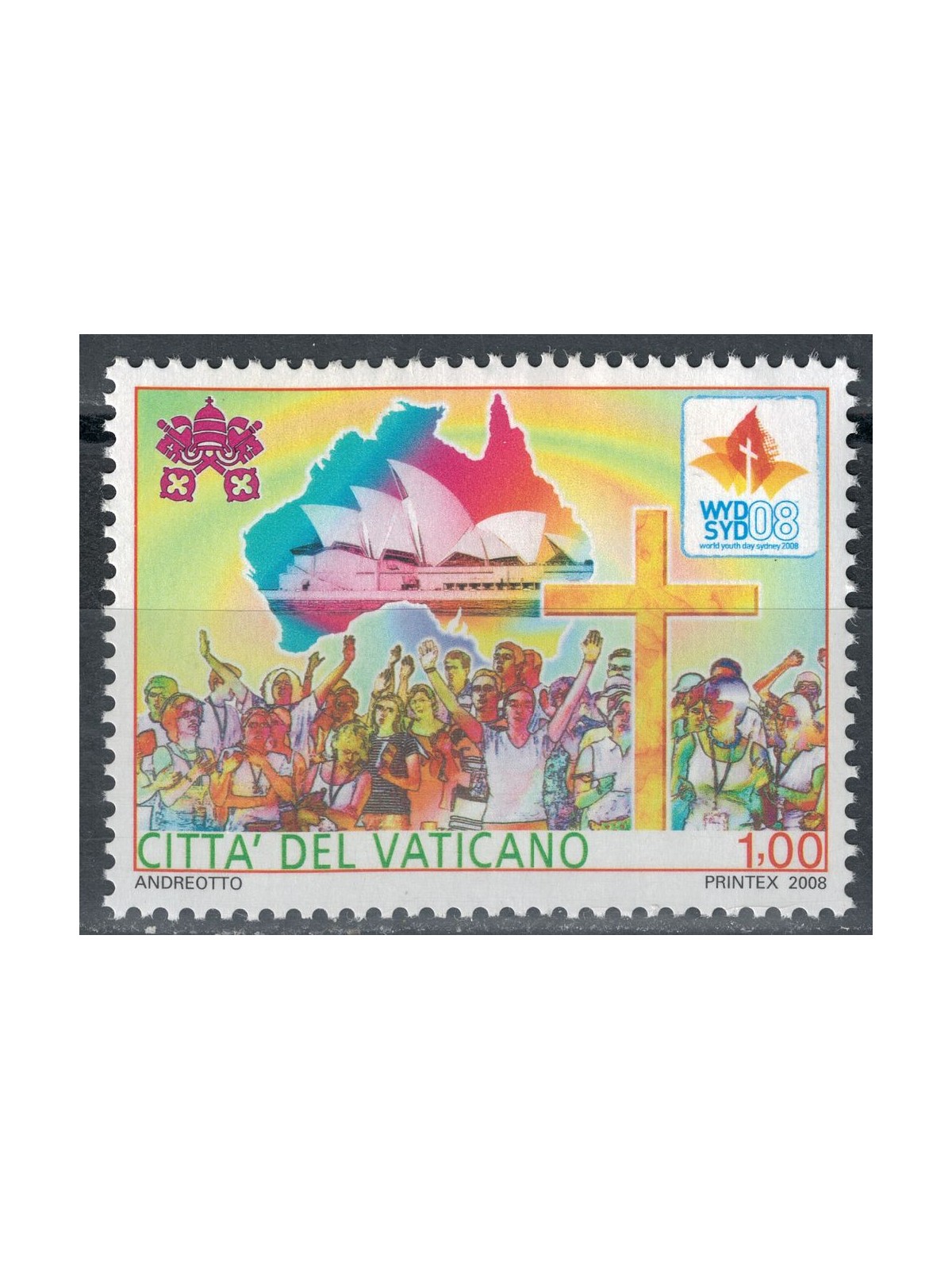 VATICAN 2008 World Youth Day MNH**