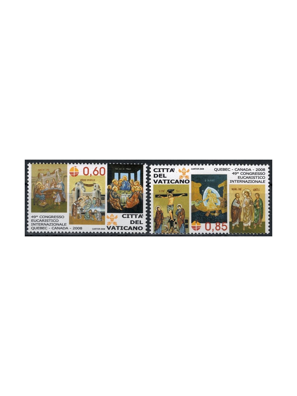 VATICAN 2008 International Eucharistic Congress 2nd edition MNH**