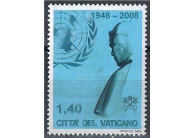 VATICANO 2008 Visita del Papa all'ONU MNH**
