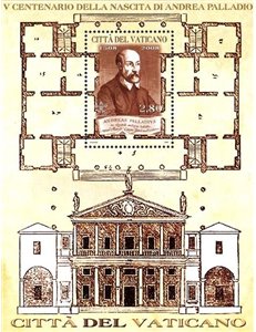 VATICAN 2008 Andrea Palladio s/s MNH**